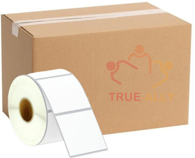 True-Ally Self Adhesive Paper Label(White)
