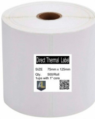 ADL Shipping Labels 3x5 inch,400 Labels each roll Permanent Paper Label(White)
