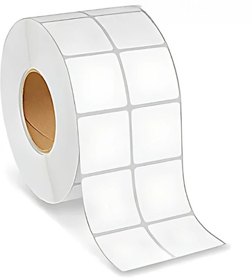 labelkart Hot Melt Pressure-Sensitive Adhesive Paper Label(White)