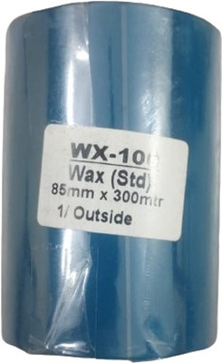 HPI HPI WAX BARCODE RIBBON 85MM X 300MTR PACK OF 3 ROLLS NON ADHESIVE Paper Label(Black)