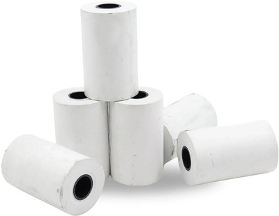 BAWALY (PACK-20) Thermal Cash Register Paper roll Ideal for Billing, 55 mm x 9 meter Paper Label(White)