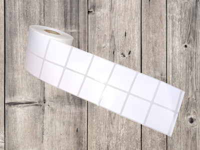 TSC Paper 38x38mm,2UP, 1 Roll Of 3000 Labels Self-adhesive Paper Label(White)