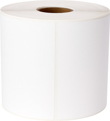 KRISHA ENTERPRISES DT LABEL 4X6 Inch Direct Thermal Adhesive Label| size – 100x150 mm| Pack-1 Roll, 400 Labels 80gsm| Paper Label(White)
