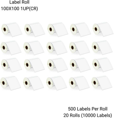 Seeka Self Adhesive Paper Label(White)
