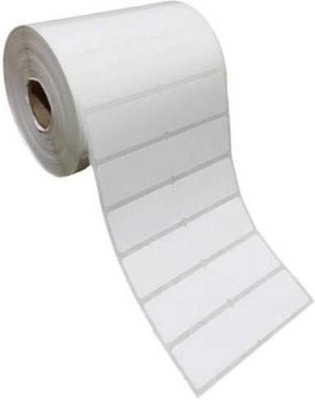 BlackDreams Paper Label Stickers 50x25 (Thermal) Barcode Labels Stickers, 4000 Label in Roll, 2up Paper Label(Plain White)