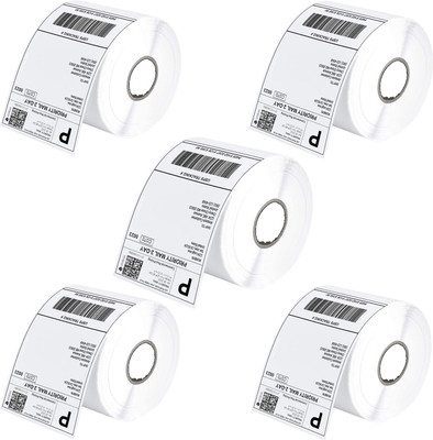 Koki Story Direct Thermal Printing Self Adhesive Shipping Lable Printer Roll 100X150mm Self-adhesive Paper Label(White)