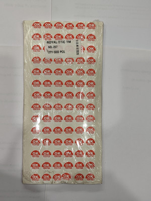 ROYAL STIC Self Adhesive Paper Label(White)