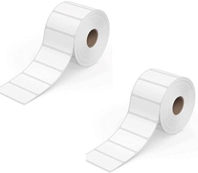 True-Ally Self Adhesive Sticker for Printing Barcoding Paper Label(White)