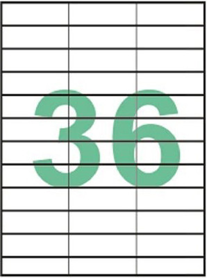 DESMAT A4 sheet 36 label and sticker Self-Adhesive Paper Label(White)