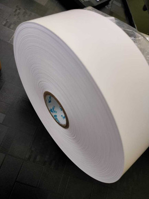 SMARTSON Smartson Taffeta Roll 1Pc, 50mm x 230 Meter | For Laundry Tagging Purpose Non-Adhesive Paper Label(White)