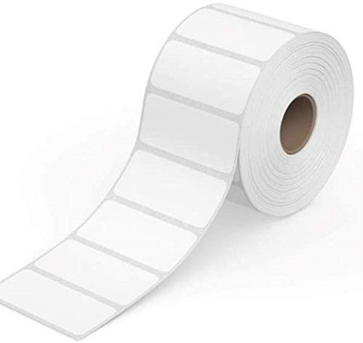 True-Ally Direct Thermal Barcode Label Sticker-2x1in-50x25 mm-50Rolls(1000 Labels/Roll) Self Adhesive Paper Label(White)