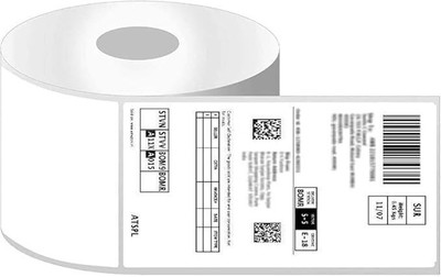 COTTOSHINE 3X5 LABEL Strong Adhesive with a permanent adhesive Paper Label(White)