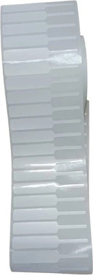 Solitaire 66X10mm Jewellery Barcode Labels,Partial Gumming, 2500 pcs,NT, No gum In Tell partial gumming Paper Label(White)