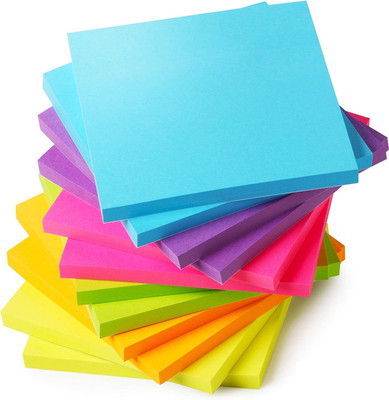 Roma plus STN-01 Paper sticky notes Self- adhesive (Removable) Paper Label(Multicolor)