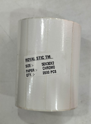 ROYAL STIC Self Adhesive Paper Label(White)