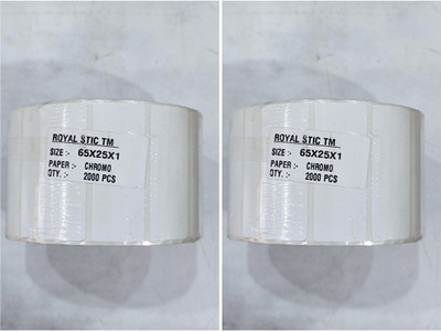 ROYAL STIC 65×25 Self Adhesive Paper Label(White)