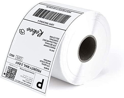greengrow 4X6 Inch Direct Thermal Label Paper Sticker Roll for Ecommerce Shipping Label Paper Label(White)