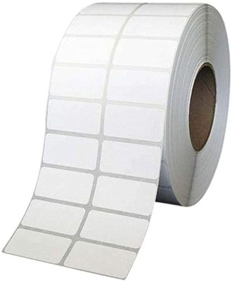 True-Ally Direct Thermal Barcode Label Sticker-1.5x1 in-2000 Labels Per Roll-Pack of 1 Self Adhesive Paper Label(White)