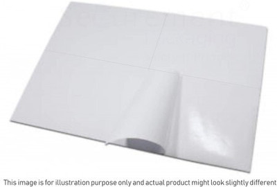 Kandhan A4 Size Multi Purpose White Self Adhesive Label SELF Paper Label(White)
