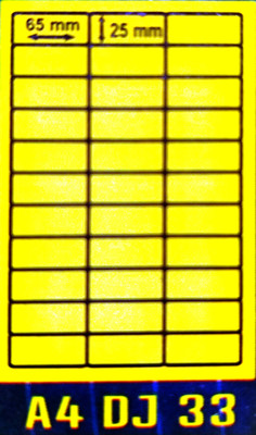 ROYAL STIC Permanent Paper Label(White)