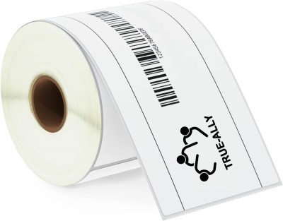 True-Ally 5 x 3 inch Direct Thermal (DT) shipping Label Sticker - 400 Labels Per Roll Flipkart new standard shipping labels Paper Label(White)