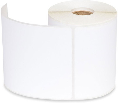 avery Barcode Labels Stickers Premium Quality 100 mm x 75 mm | 1 up | 1 inch core | 500 Labels per roll x 2 Rolls = 1000 Labels Permanent Adhesive Paper Label(White)