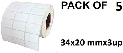ROYAL STIC Self Adhesive Paper Label(White)