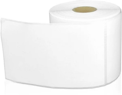 Gauri Premium Quality 3 X 5Inch (75mm x 125mm) Self Adhesive (400 Label in 1 Roll), Flipkart Labels Paper Label(White)