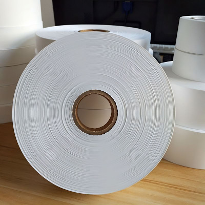 mastBus Taffeta Roll Washable Paper 1Pc, 2 Inch, 300 Meter | For Laundry Tagging Purpose Non-Adhesive Paper Label(White)