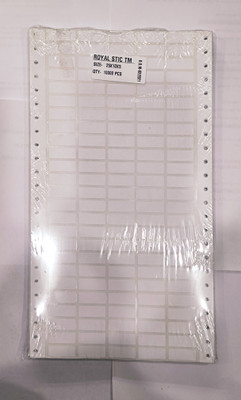 ROYAL STIC Self Adhesive Paper Label(White)