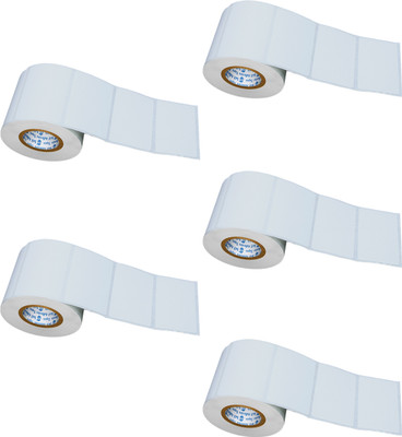 VCR 500 Labels Per Roll - Pack of 5 Rolls for Printing Barcoding Labels 1 inch core Self-adhesive Direct Thermal Barcode Label Sticker - 2.5 x 1.5 inch- 60mm x 40mm Paper Label(White) VCR 500 Labels Per Roll - Pack of 5 Rolls for Printing Barcoding Labels 1 inch core Self-adhesive Direct Thermal Barcode Label Sticker - 2.5 x 1.5 inch- 60mm x 40mm Paper Label(White)