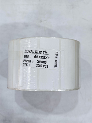 ROYAL STIC Self Adhesive Paper Label(White)