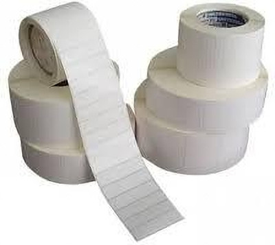 labelkart Hot Melt Adhesive (Permanent) Paper Label(White)
