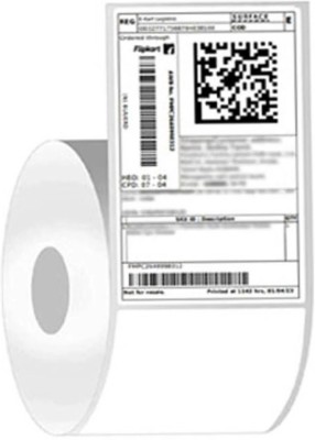 OneTech 75MM*125MM (3x5 DT ROLL) THERMAL BARCODE STICKER SELF ADHESIVE Paper Label(White)