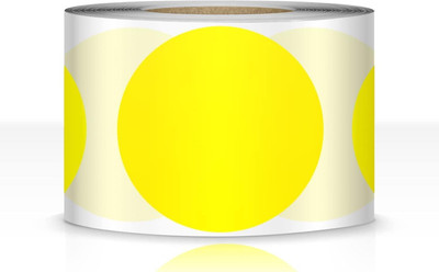 True-Ally Self Adhesive Paper Label(Yellow)