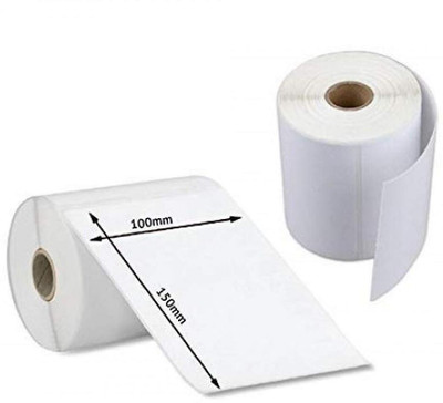 SRC DIRECT THERMAL LABLE | SELF ADHESIVE | 4Inch X 6Inch | SHIPPING LABLE Paper Label(White)