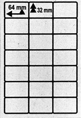ROYAL STIC ST 21 Self Adhesive Paper Label(White)