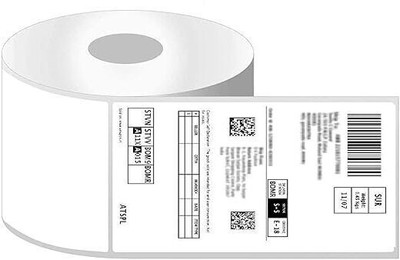 ORCA Direct Thermal Shipping Labels Roll, 4 x 6 inch, 400 Labels per roll Self Adhesive Paper Label(White)