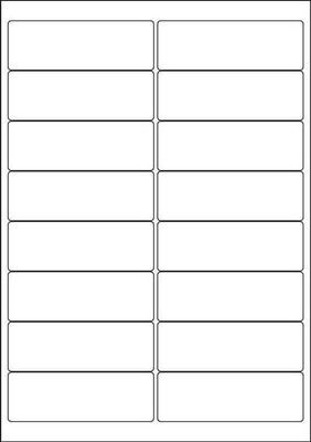 DESMAT A4 sheet 16 label and sticker Self-adhesive Paper Label(White)