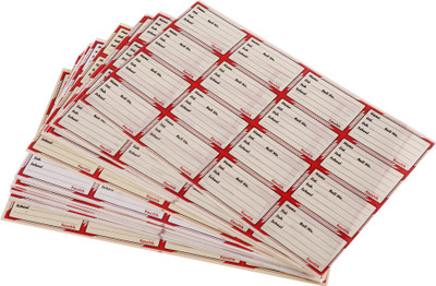 Urban Magic Note book sticky Paper Label(Multicolor)