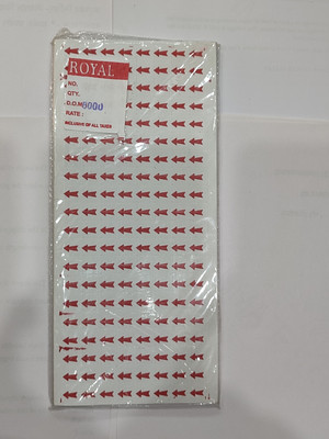 ROYAL STIC Self Adhesive Paper Label(Red)