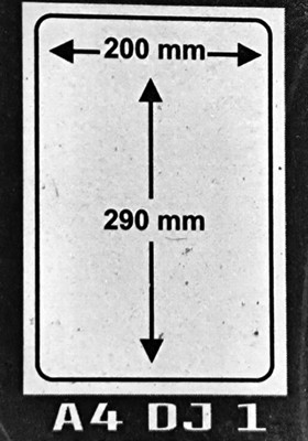 ROYAL STIC DJ 1 Permanent Paper Label(White)