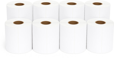 POWERLON 3×5 Direct Thermal Printer Label Roll | 500 Self-Adhesive Labels Self Adhesive Paper Label(White)