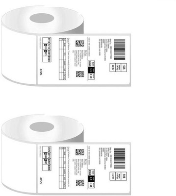 Alerica DT-ROLL 5*3 INCHES WITHOUT RIBBON DT2 Flipkart new standard shipping labels Paper Label(White)