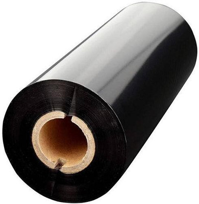 youtech 105x300mtr (4.13inchX300meters) Wax Ribbons Ink Barcode Labels ink Hight Quality Set of 1 (ORIGINAL PRODUCT BUY ONLY YOUTECH STORE TO SHOPPING) Non-adhesive Paper Label(Black)