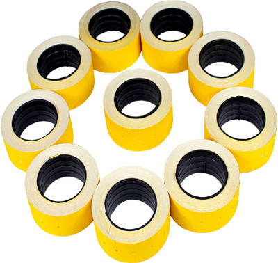 BRTION Price Labels Paper Tag MRP Mark Sticker for MX-5500 Price Gun Labeller self Paper Label(Yellow)