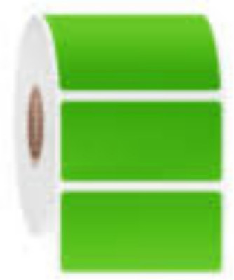 chahattraders 100mm by 50mm barcode labels/green labels (1000 pc per roll)- Pack of 1 Self adhesive Paper Label(Green)
