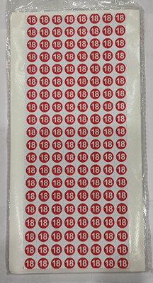 ROYAL STIC No. 18 Self Adhesive Paper Label(White)