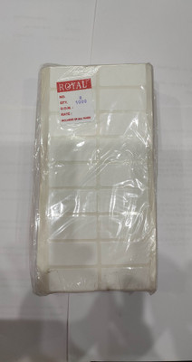 ROYAL STIC No. 8 Self Adhesive Paper Label(White)