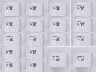 ROYAL STIC Self Adhesive Paper Label(White)